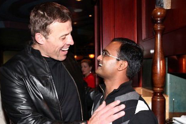 Praveen Narra with Tony Robbins