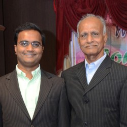 Praveen Narra with  Mr. P. Naidu