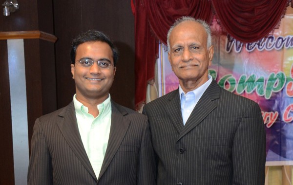 Praveen Narra with  Mr. P. Naidu